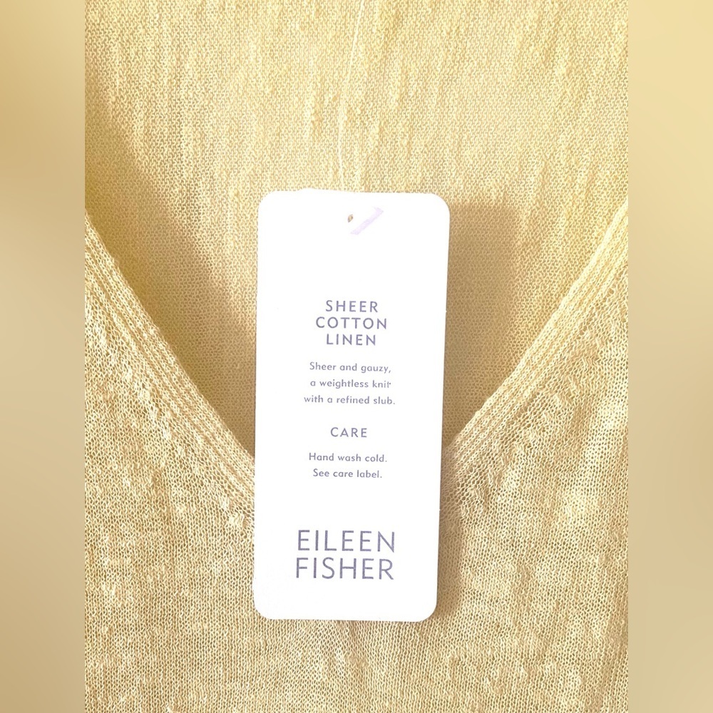 Eileen Fisher Deep V Neck Tunic - Picture 3 of 5